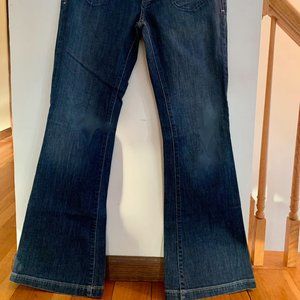 Lucky Brand Wide Leg Jeans with Double Button closure, Button Pockets